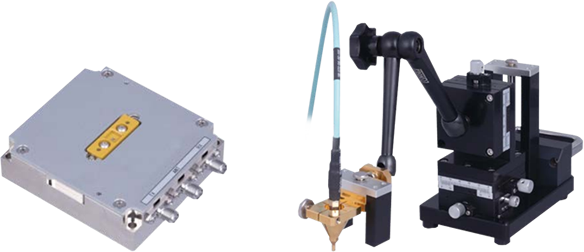 RFデバイス測定用治具と同軸プローブ